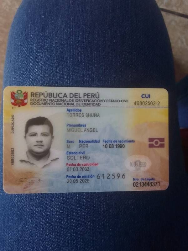 DNI Delantero