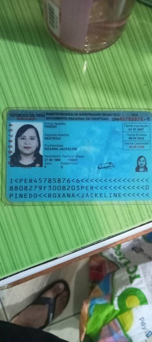 ROXANA JACKELINE PINEDO REÁTEGUI