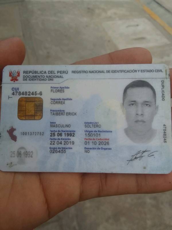 TAIBERT ERICK FLORES CORREA