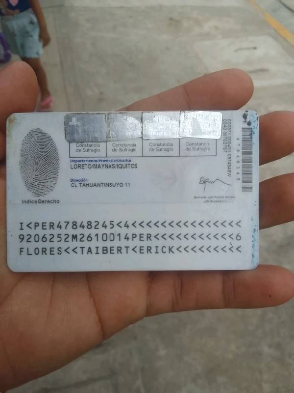 DNI Delantero