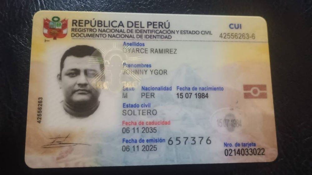 JHONNY YGOR OYARCE RAMIREZ