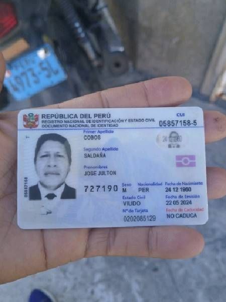 DNI Delantero