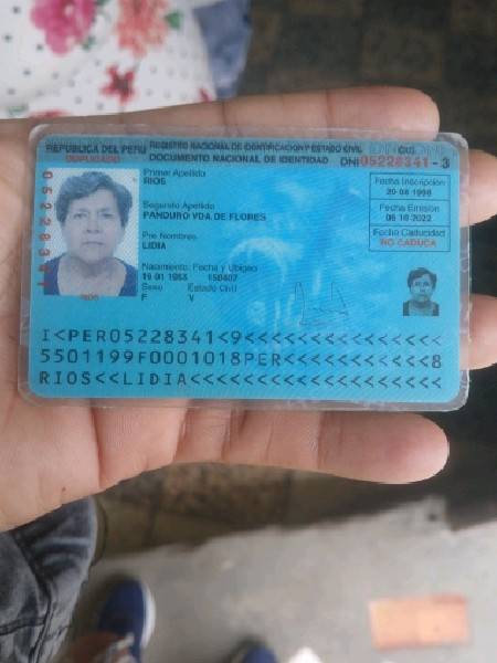 DNI Delantero