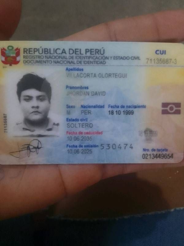 DNI Delantero