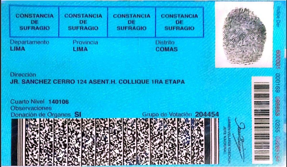 DNI Trasero