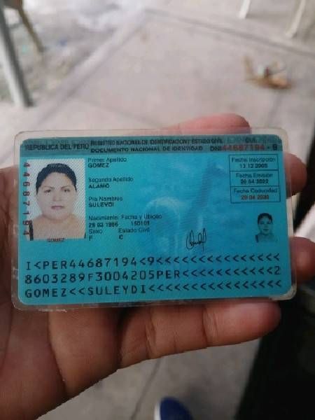 DNI Delantero
