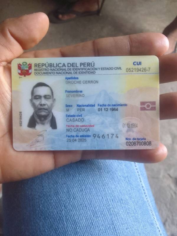 DNI Delantero