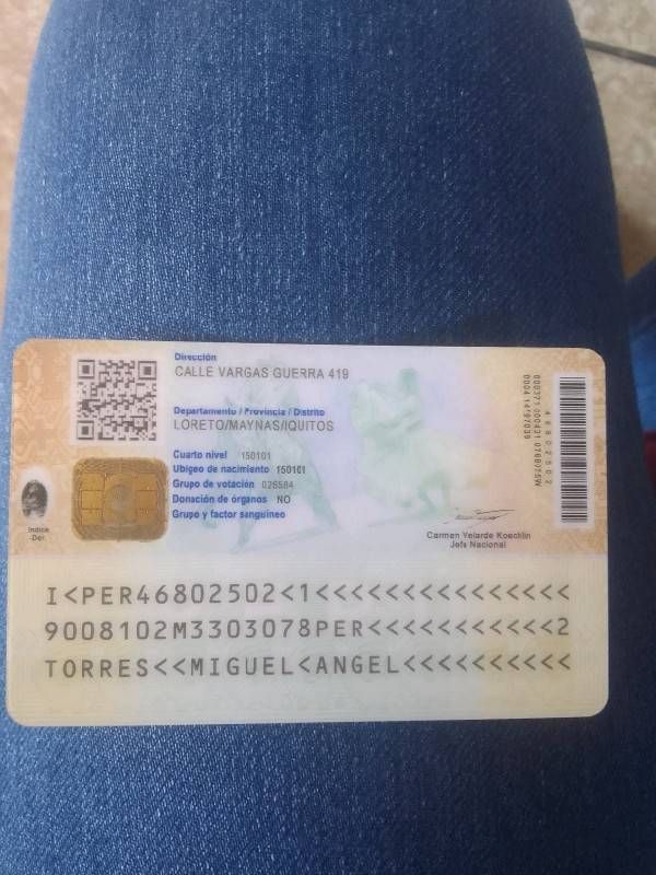 DNI Trasero