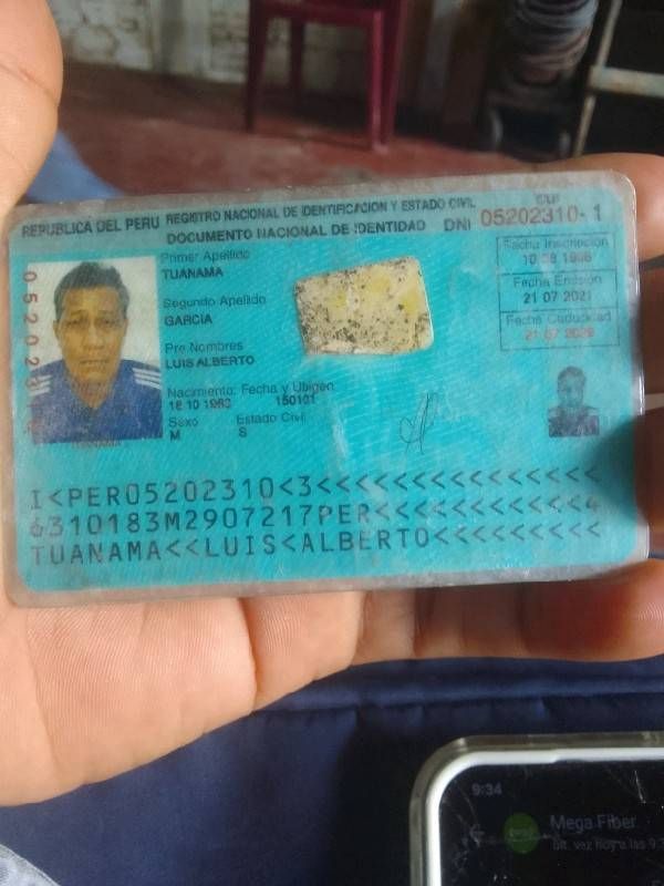 DNI Delantero